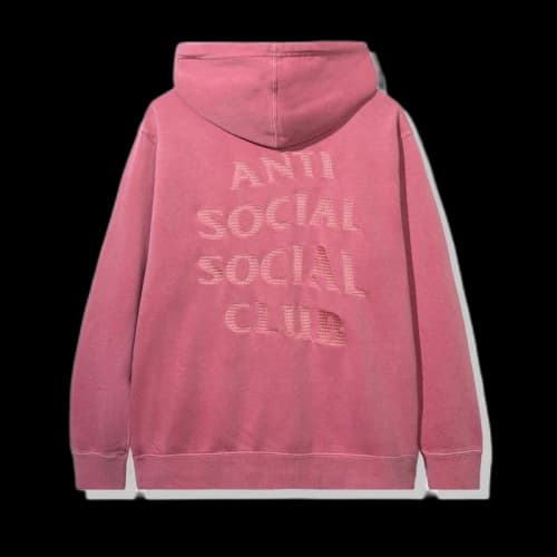 Anti Social Social Club Tone Deaf Hoodie Red