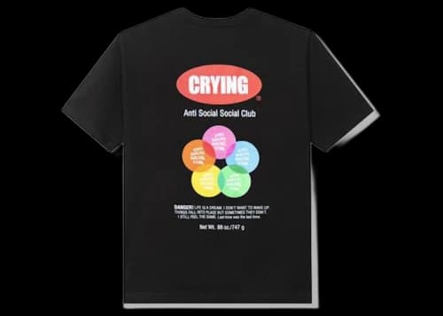 Anti Social Social Club Toy With Me Tee Black