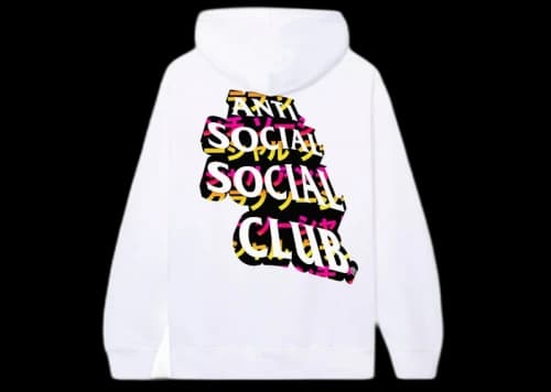Anti Social Social Club TQ Hoodie White