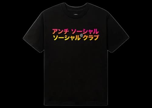 Anti Social Social Club TQ Tee Black