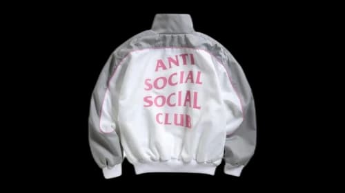 Anti Social Social Club Track Jacket White