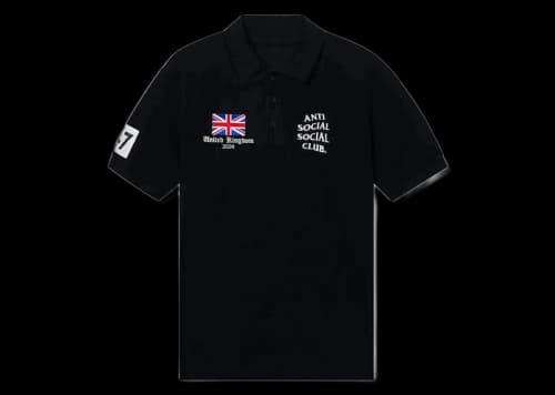 Anti Social Social Club UK Polo Black