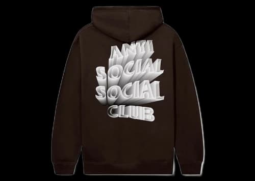 Anti Social Social Club Unbearable Hoodie Brown