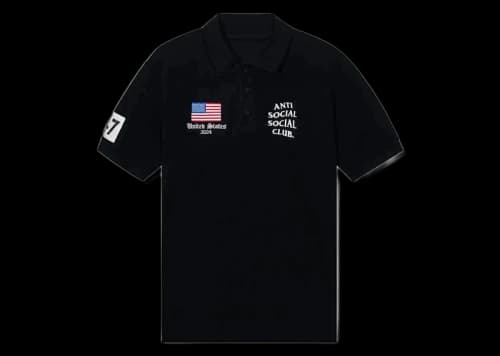 Anti Social Social Club USA Polo Black