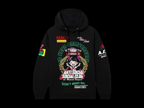 Anti Social Social Club Weird Years Hoodie Black