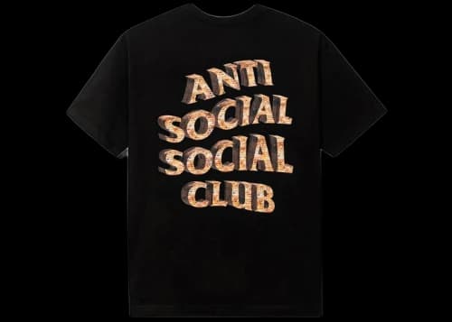 Anti Social Social Club White Picket Fence Tee Black