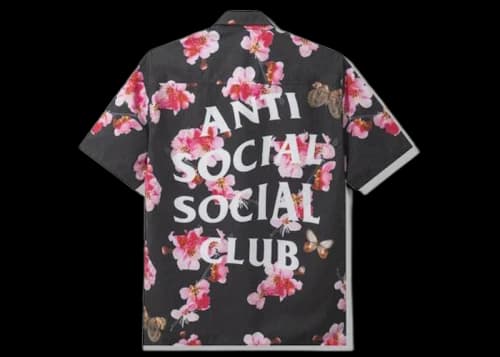 Anti Social Social Club Woody Button Up Black