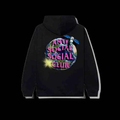 Anti Social Social Club Worldwide Hoodie Black