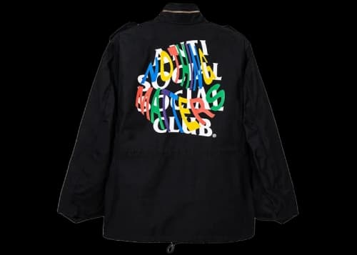 Anti Social Social Club x Alpha M65 Field Coat Black