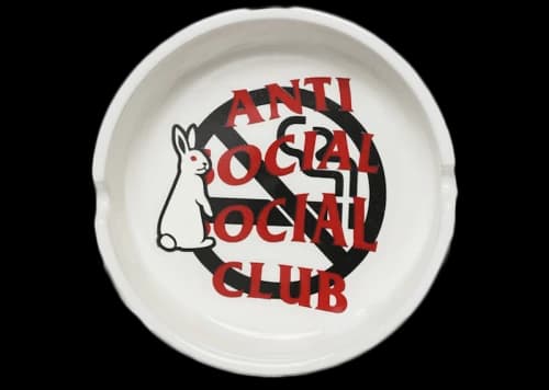 Anti Social Social Club x FR2 Ashtray White