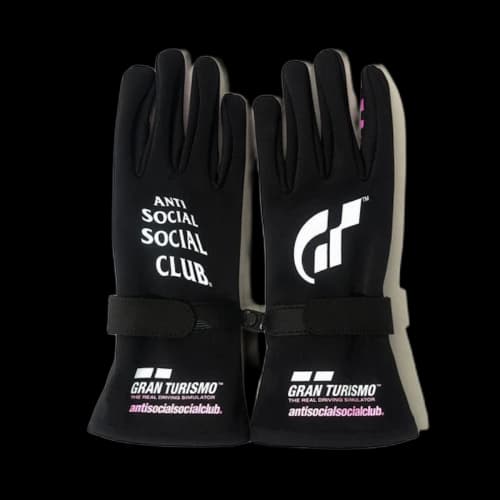 Anti Social Social Club x Gran Turismo Gloves Black