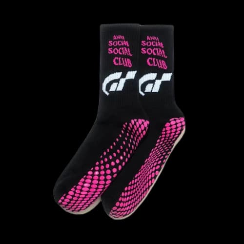 Anti Social Social Club x Gran Turismo Socks Black