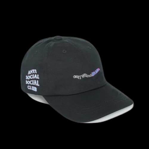 Anti Social Social Club x Hot Wheels Cap (FW19) Black