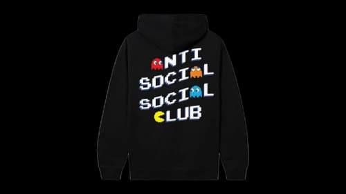 Anti Social Social Club x PAC-MAN Pixel Hoodie Black