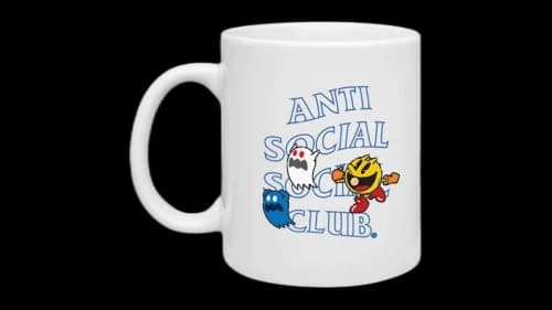 Anti Social Social Club x Pac-Man Run Run Mug White