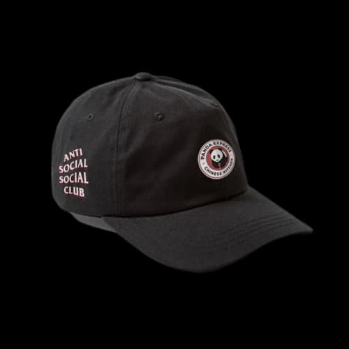 Anti Social Social Club x Panda Black Cap Black