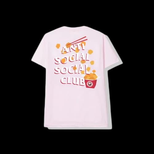 Anti Social Social Club x Panda Express Pink Tee Pink