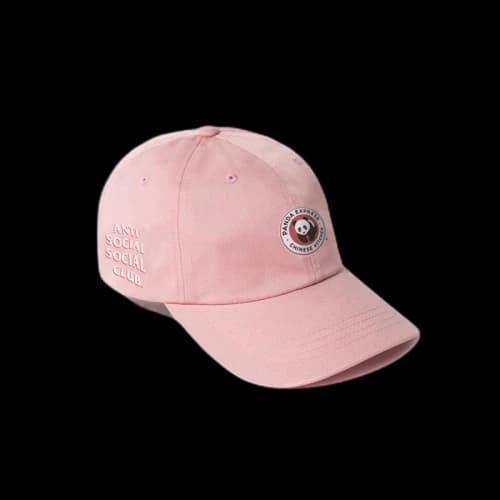 Anti Social Social Club x Panda Pink Cap Pink
