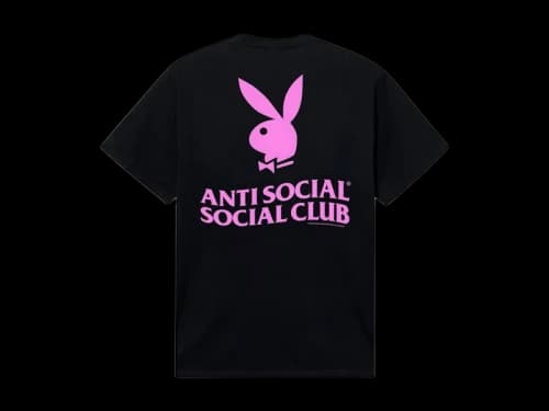 Anti Social Social Club x Playboy Read It Tee Black