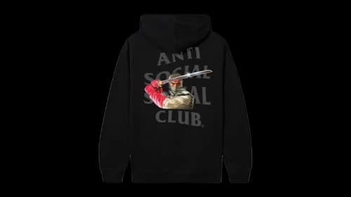 Anti Social Social Club x Shinobi Blade Hoodie Black