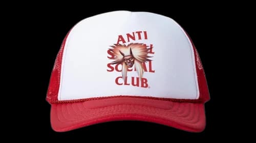 Anti Social Social Club x Shinobi Flying Demon Cap Red