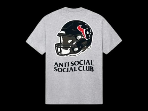 Anti Social Social Club x Texans Impact Tee Grey