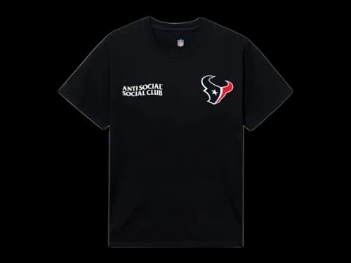 Anti Social Social Club x Texans Team Tee Black