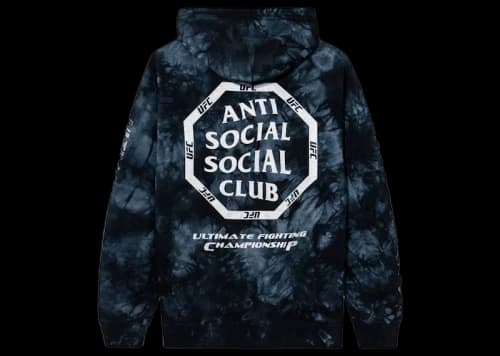 Anti Social Social Club x UFC Ultimatum Hoodie Black