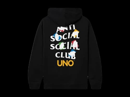 Anti Social Social Club x UNO Draw Two Hoodie Black