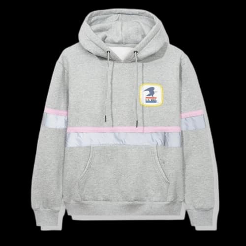 Anti Social Social Club x USPS Work Hoodie Grey