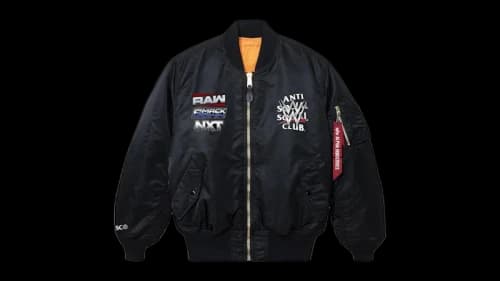 Anti Social Social Club x WWE Venue Jacket Black