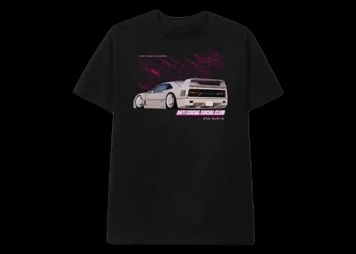 Anti Social Social Club Yokohama Tee Black