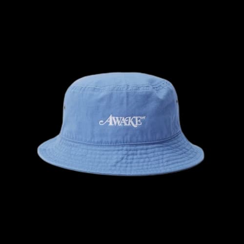 Awake Classic Logo Bucket Hat Blue