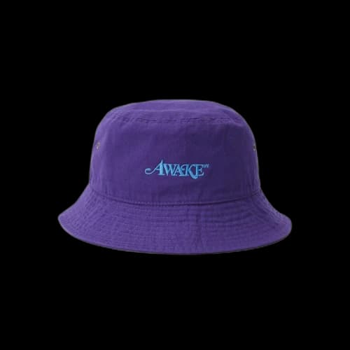 Awake Classic Logo Bucket Hat Purple