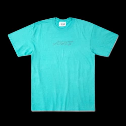 Awake Classic Outline Logo T-shirt Teal