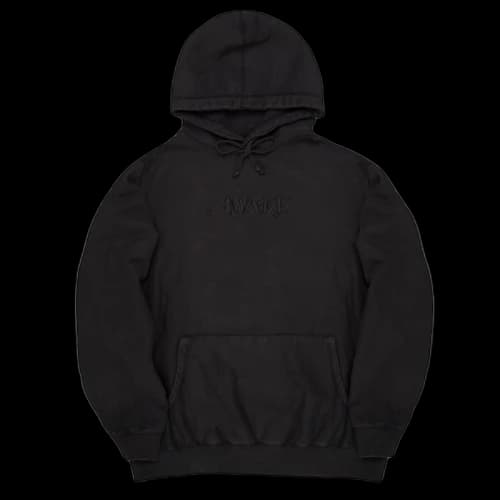 Awake Embroidered Logo Hoodie Black