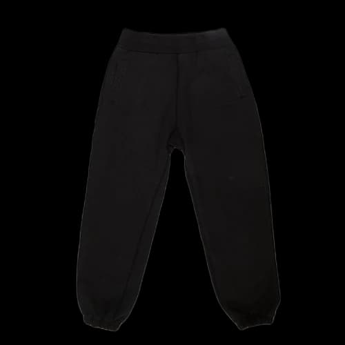 Awake Embroidered Logo Sweatpants Washed Black