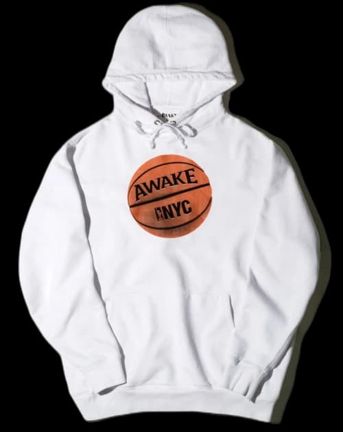 Awake Hoop Hoodie White