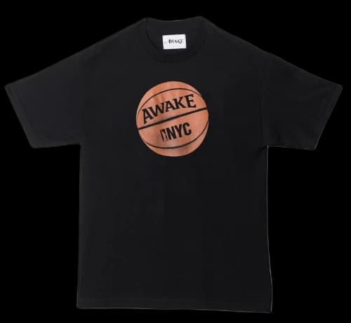 Awake Hoop Tee Black