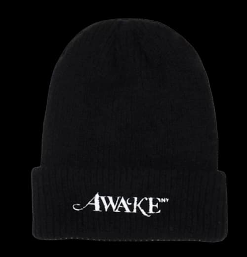 Awake Loose Gauge Classic Logo Beanie Black