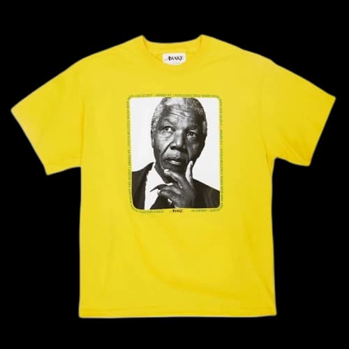 Awake Mandela Tee Yellow
