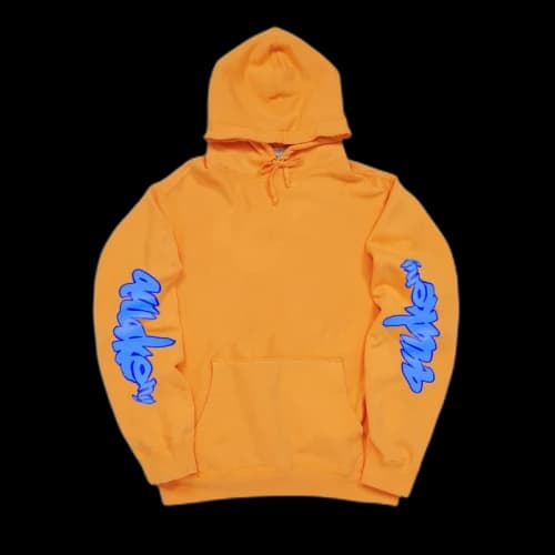 Awake Side Sleeve Logo Hoodie Orange