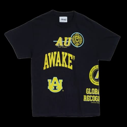 Awake University Tee Black