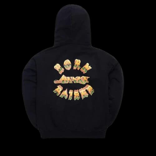 Awake x Born X Raised Chrome Rocker Hoody Black