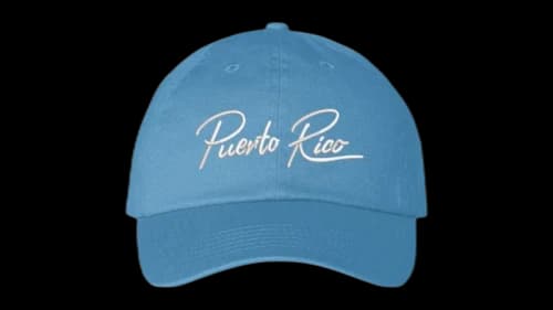 Bad Bunny DTMF Puerto Rico Dad Hat Blue