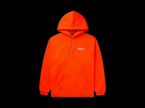 Balenciaga Campaign Logo Hoodie Orange