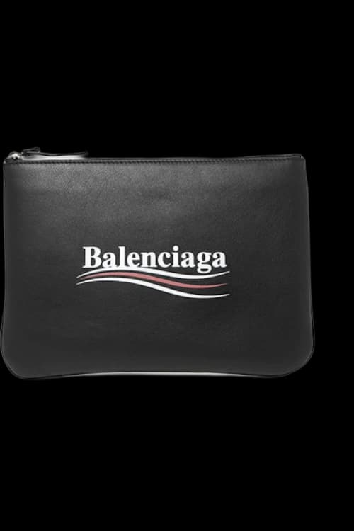 Balenciaga Presidential Campaign Pouch Black