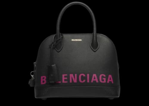 Balenciaga Ville Top Handle S Black/Pink