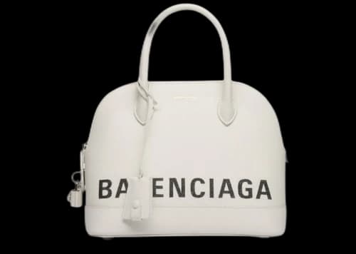 Balenciaga Ville Top Handle S White/Black