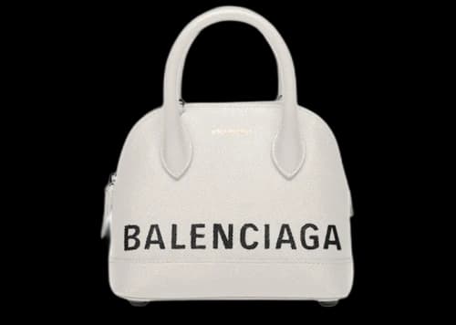 Balenciaga Ville Top Handle XXS White/Black
